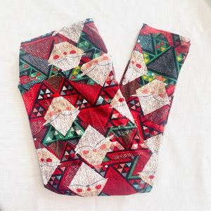 LLR Leggings OS - Christmas Santas
